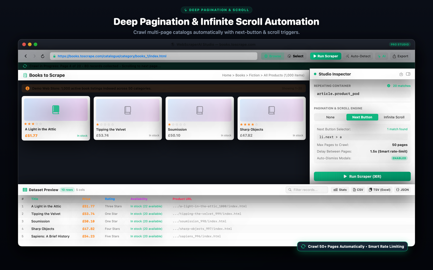 Infinite Scroll & Pagination